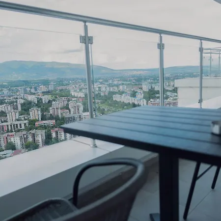 Apartment 33rd Floor Twin In Cevahir Sky Complex With Pool, Spa, Fitness And Parking Included In Price Skopje