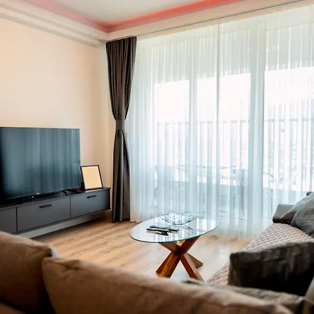 33rd Floor Twin In Cevahir Sky Complex With Pool, Spa, Fitness And Parking Included In Price Skopje