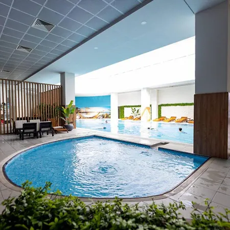 33rd Floor Twin & 7th Floor In Cevahir Sky Complex With Pool, Spa, Fitness And Parking Included In Price Апартаменты Скопье