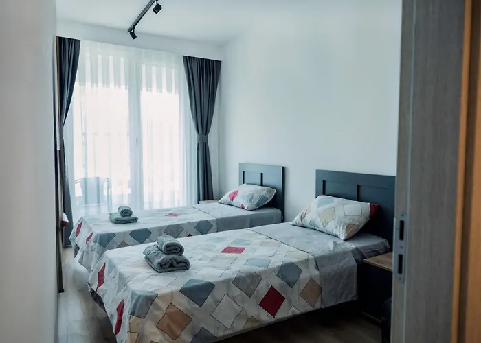 33rd Floor Twin & 7th Floor In Cevahir Sky Complex With Pool, Spa, Fitness And Parking Included In Price Skopje