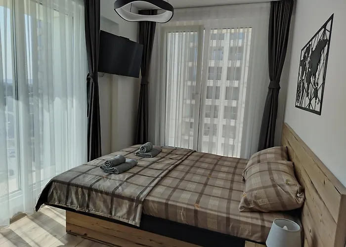 Appartement 33rd Floor Twin & 7th Floor In Cevahir Sky Complex With Pool, Spa, Fitness And Parking Included In Price