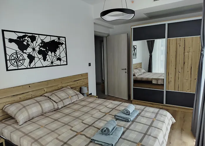 Appartement 33rd Floor Twin & 7th Floor In Cevahir Sky Complex With Pool, Spa, Fitness And Parking Included In Price Skopje